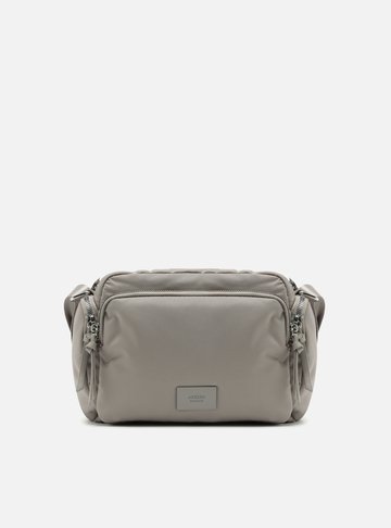 Bolsa Tiracolo Off-White Nylon Média Bolso