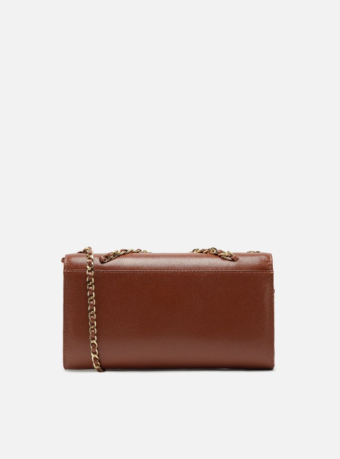 Bolsa Tiracolo Couro Marrom Média