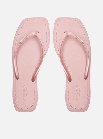 Chinelo de Dedo Rosa Square Brizza