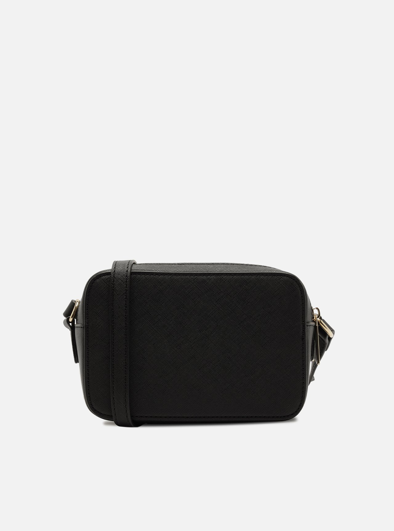 Bolsa Tiracolo Preta Média — foto 3
