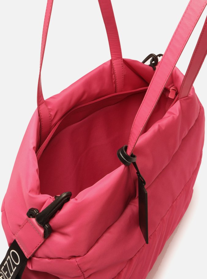 Bolsa Shopping Rosa Nylon Grande Brizza