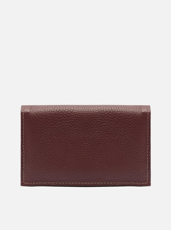 Porta-Passaporte Vermelho Couro