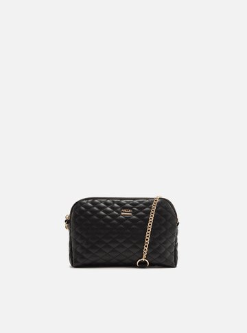 Bolsa Tiracolo Preta Pequena Matelassê