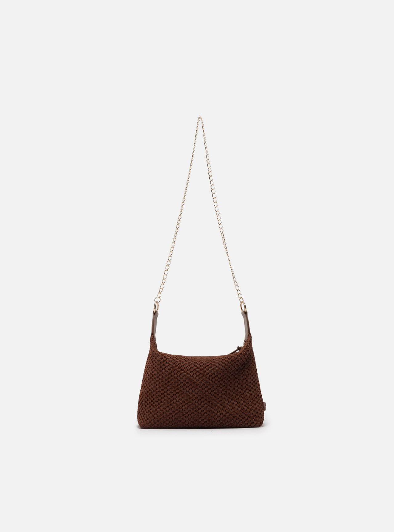 Bolsa Tiracolo Marrom Crochê Zaya Pequena — foto 3