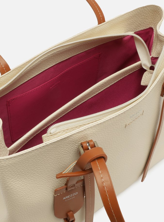 Bolsa Shopping Off-White Grande