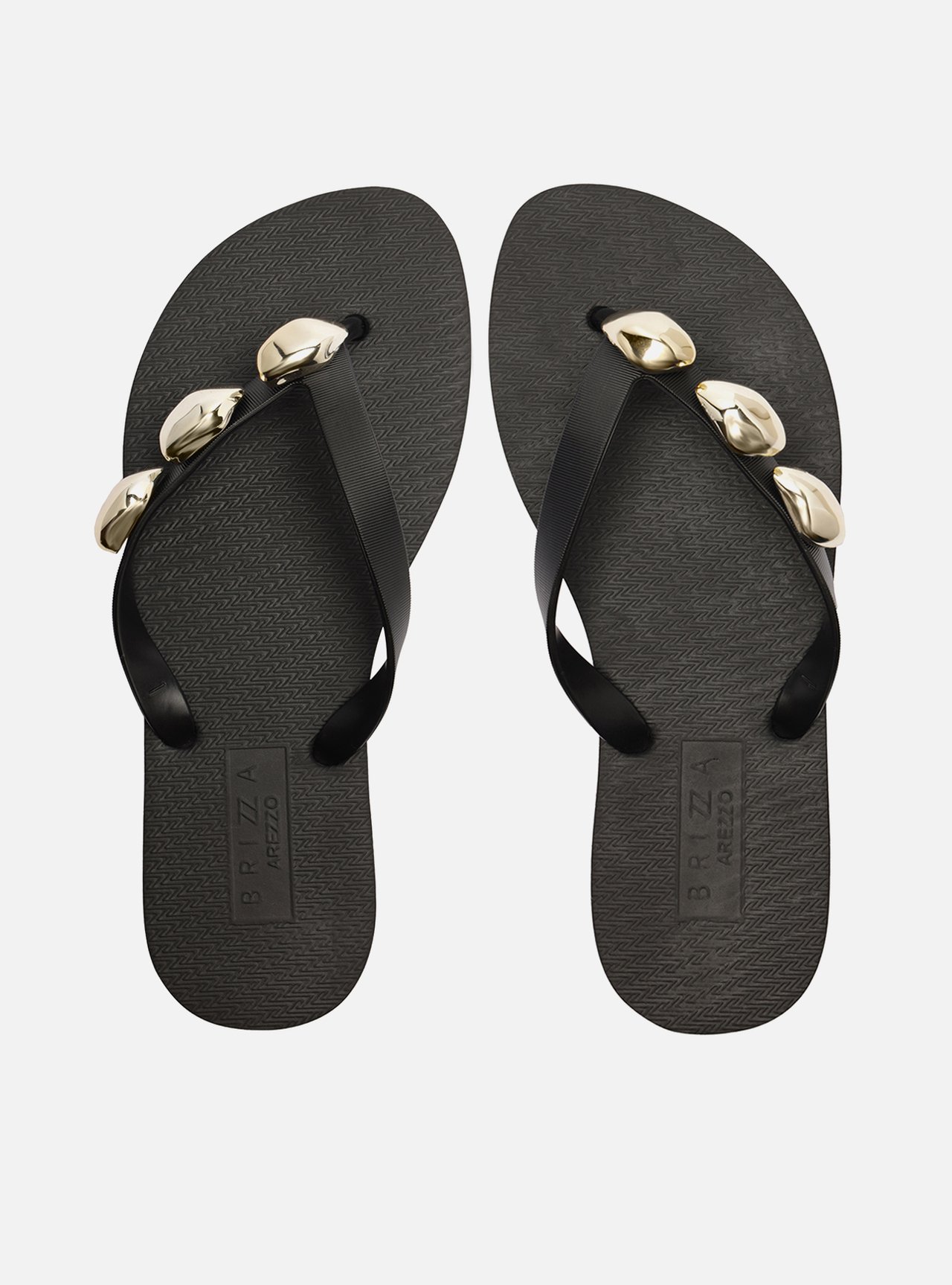 Chinelo de Dedo Preto Essential Metais — foto 1