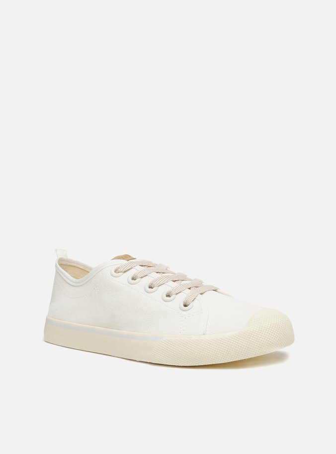 Tênis ZZ Play Branco e Off-white Lona