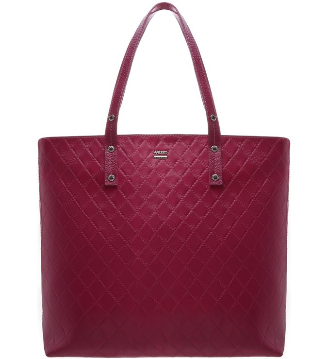 Bolsa Shopping New Matelassê Aline Grande Pitaya