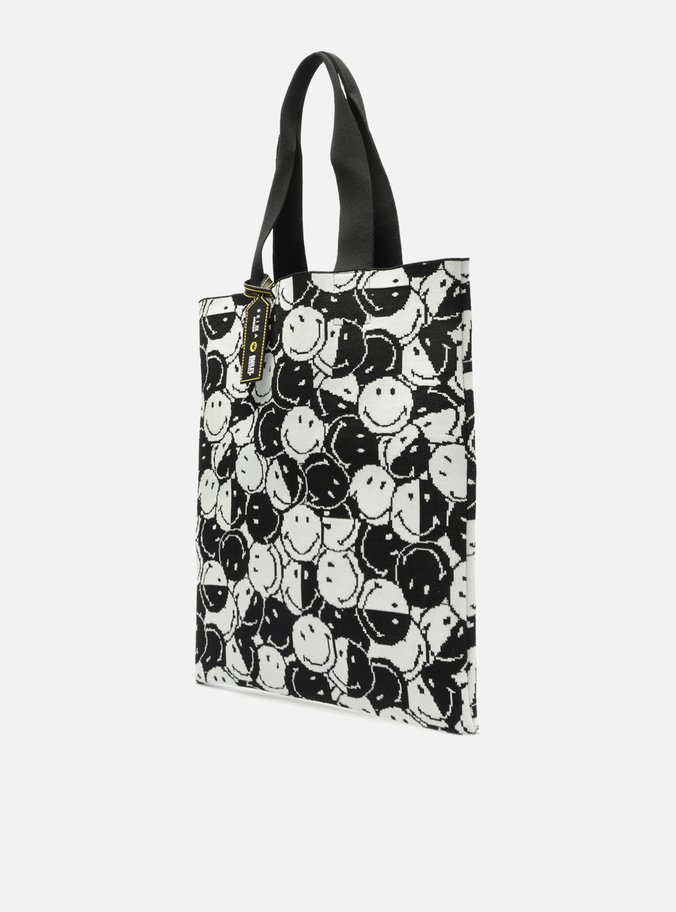 Bolsa Shopping Preta Duo Rio Grande Smiley
