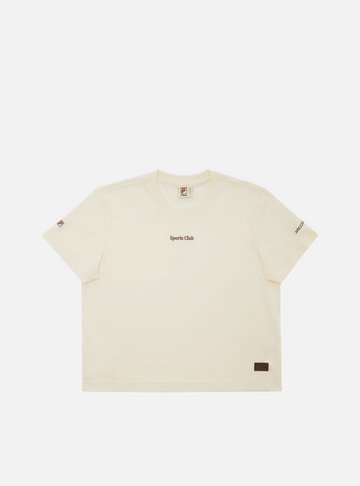 Arezzo — Blusa Manga Curta Branca Sports Club Fila