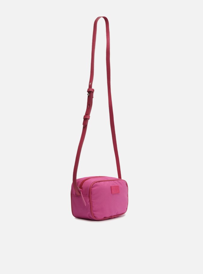 Bolsa Tiracolo Rosa Nylon Lizza Pequena Brizza