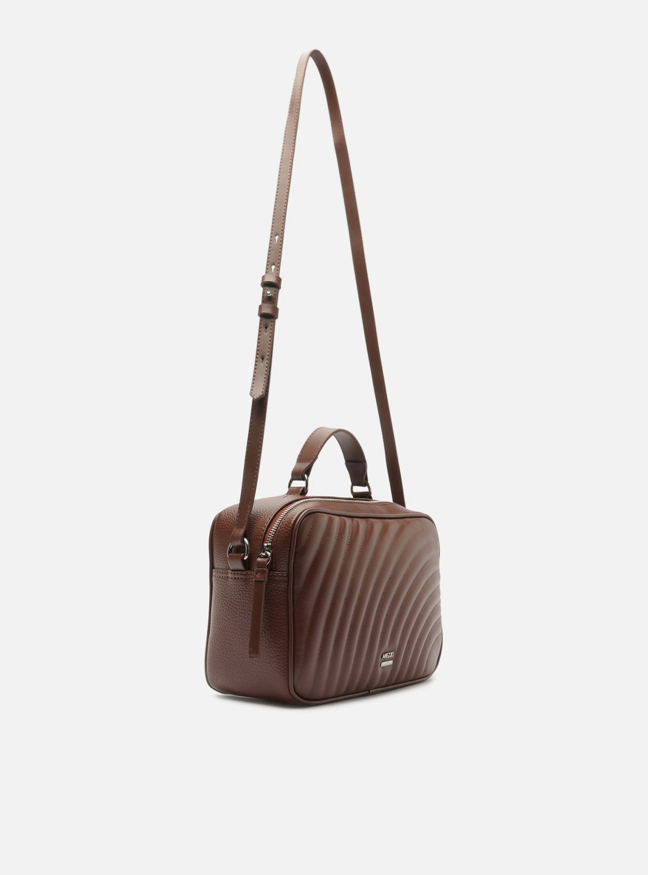 Bolsa Tiracolo Marrom Escura Elisa Média — foto 5