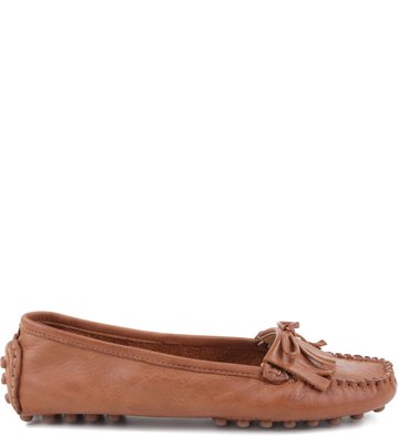 Mocassim Couro Blush