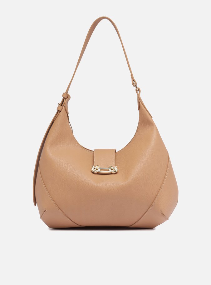 Bolsa Hobo Nude Grande Metais