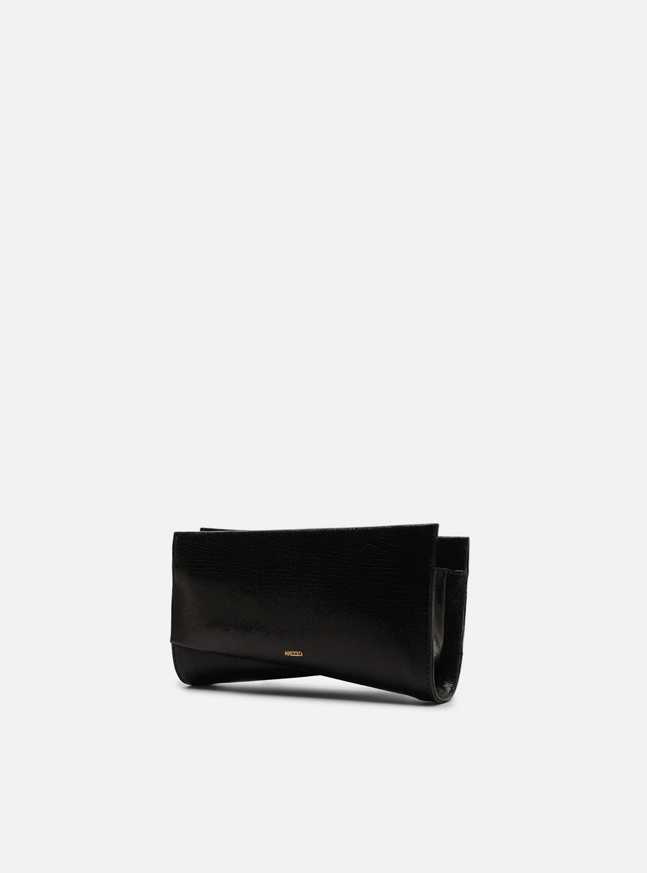 Bolsa Clutch Preta Pequena Detalhe Dourado — foto 2