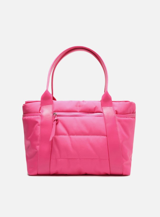Bolsa Shopping Rosa Nylon Maju Grande