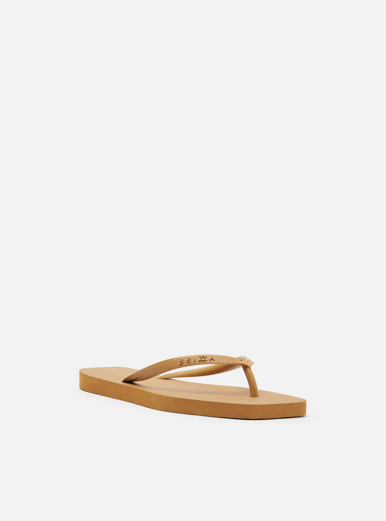 Chinelo de Dedo Marrom Básico Square Brizza — foto 2