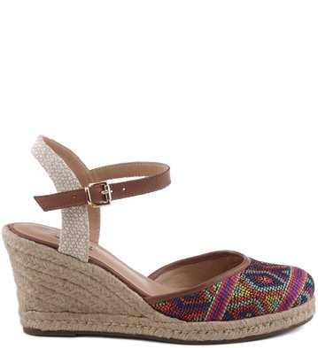 Espadrille Plataforma Tribal Multi