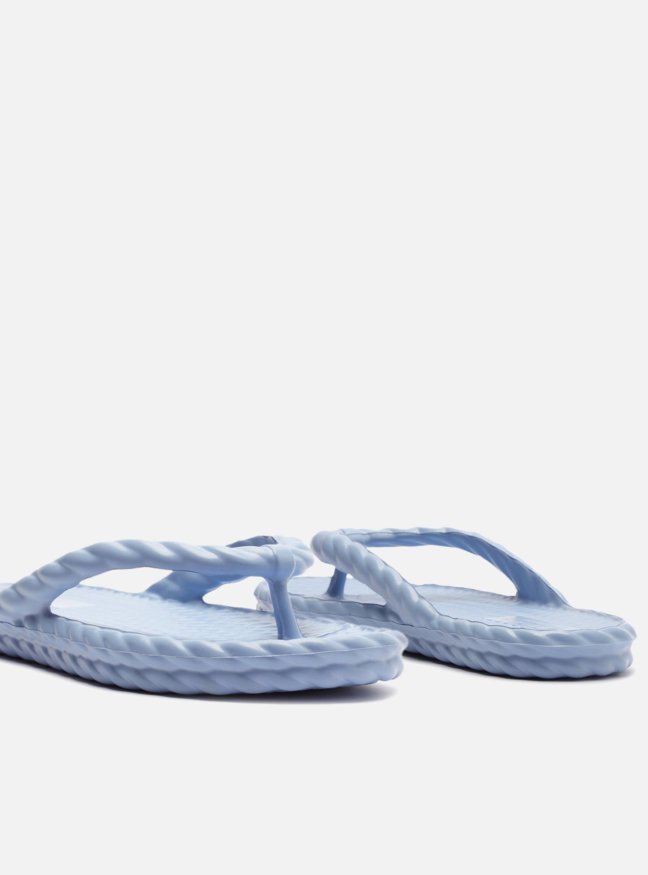 Chinelo de Dedo Marrom Flatform Trança Brizza — foto 4
