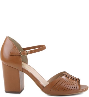Sandália Recortes Boho Caramelo