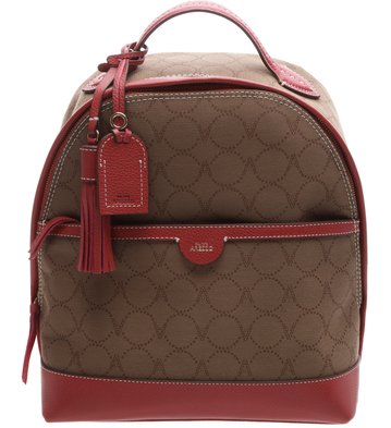 Mochila Monograma Média Vita Personalizável Dusty Blush
