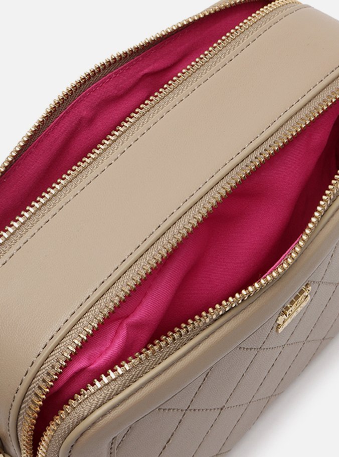 Bolsa Tiracolo Cinza Média