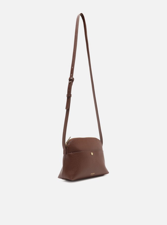 Bolsa Tiracolo Média Marrom