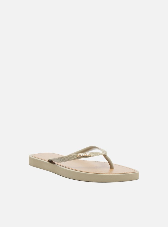 Chinelo de Dedo Cinza Leaf Recouro Brizza
