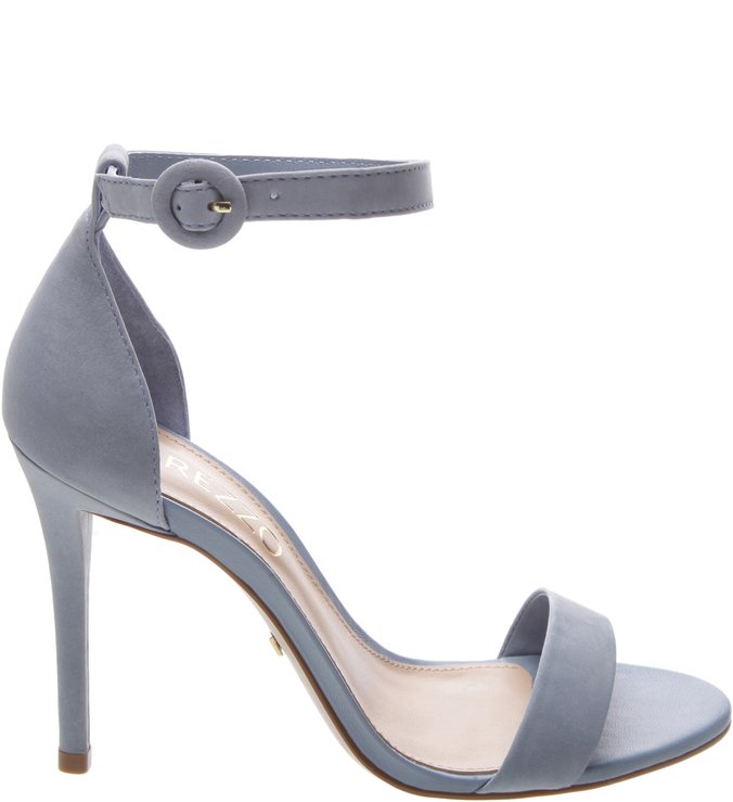 Sandália Isabelli Nobuck Alta Naia Vintage Blue
