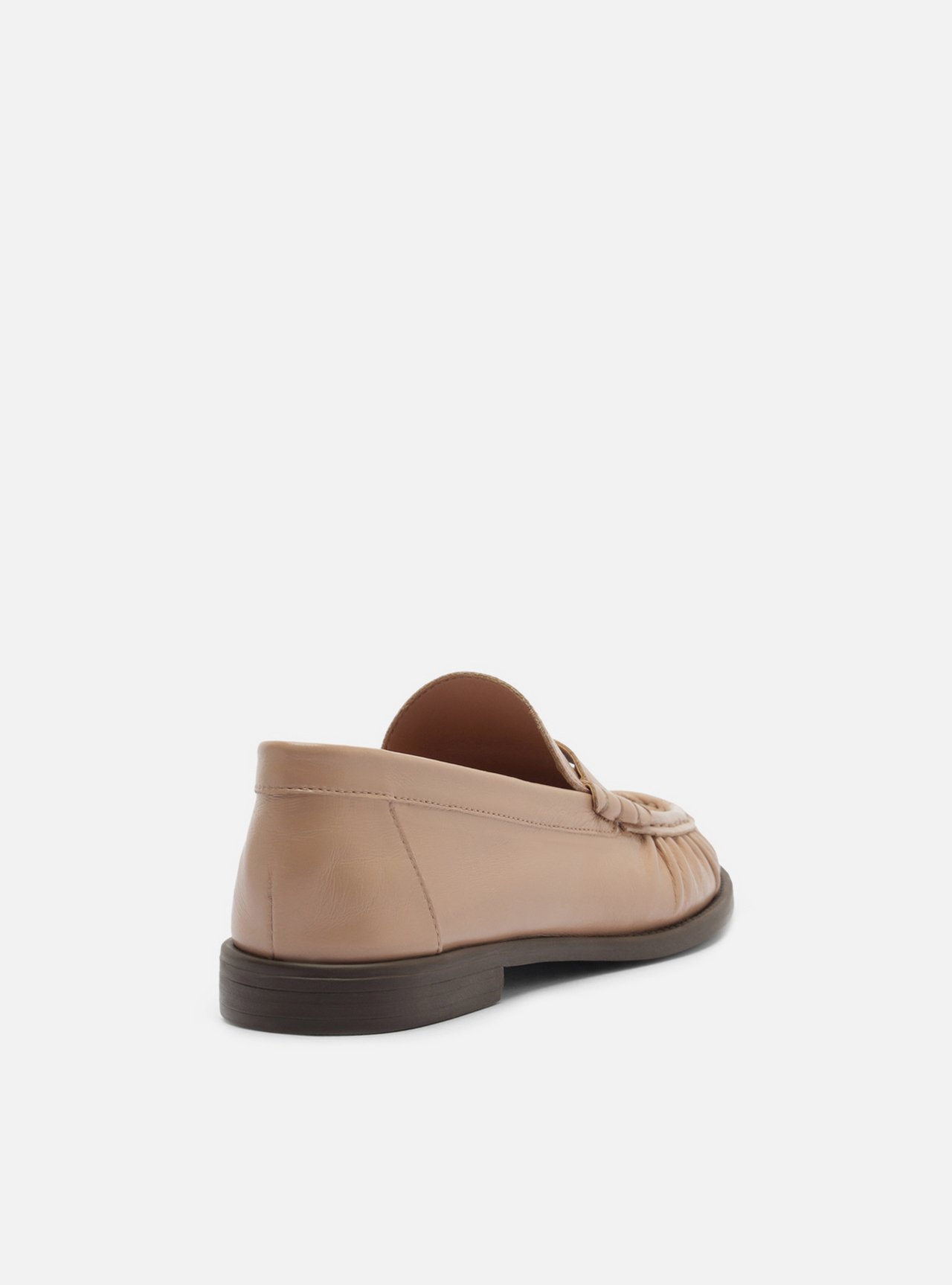 Mocassim Nude Couro — foto 3