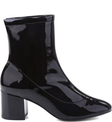 Bota Verniz Strech Preta