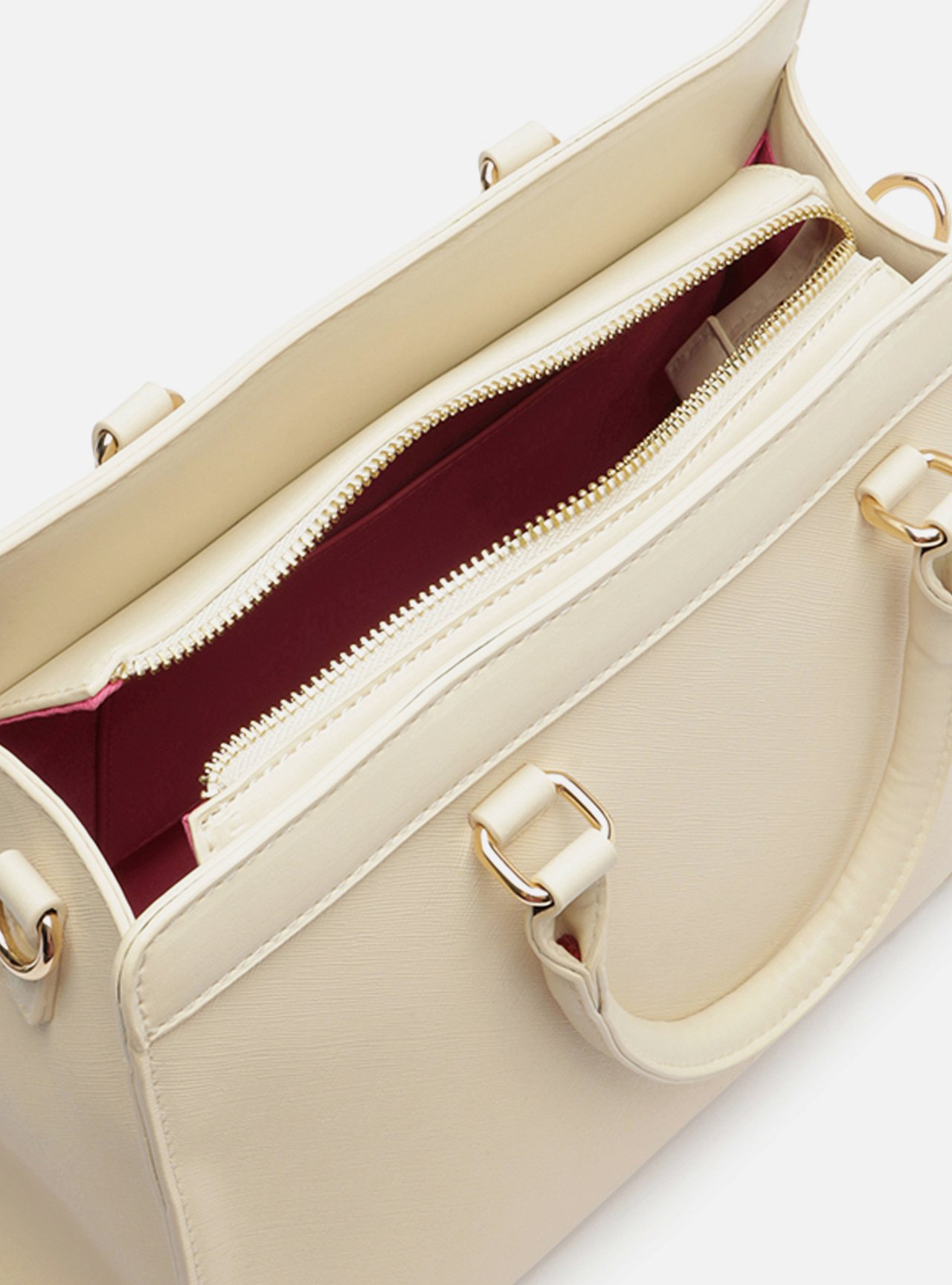 Bolsa Tote Off White Média Enrolados — foto 4