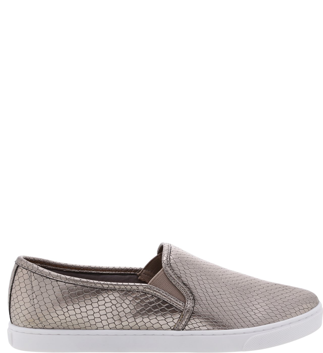 Tênis Slip On Snake Prata Velha — foto 1