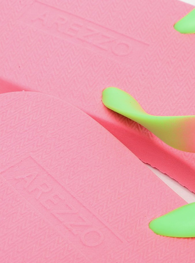 Chinelo de Dedo Multicolorido Brizza