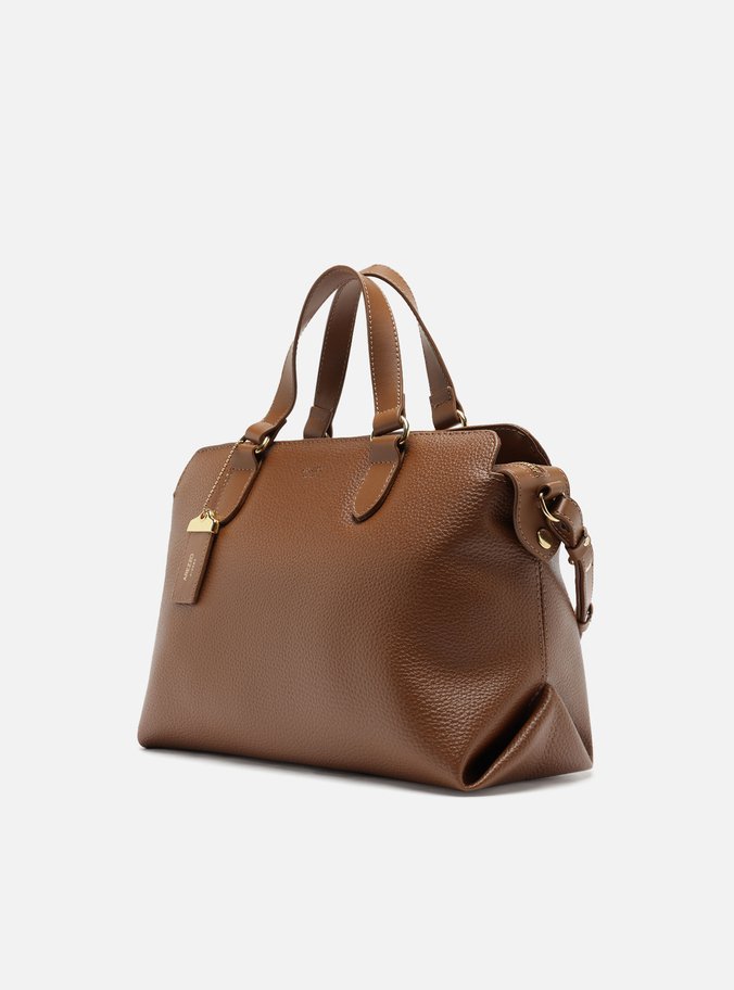 Bolsa Tote Caramelo Média Tag Básica