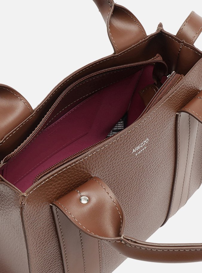 Bolsa Tote Marrom Média