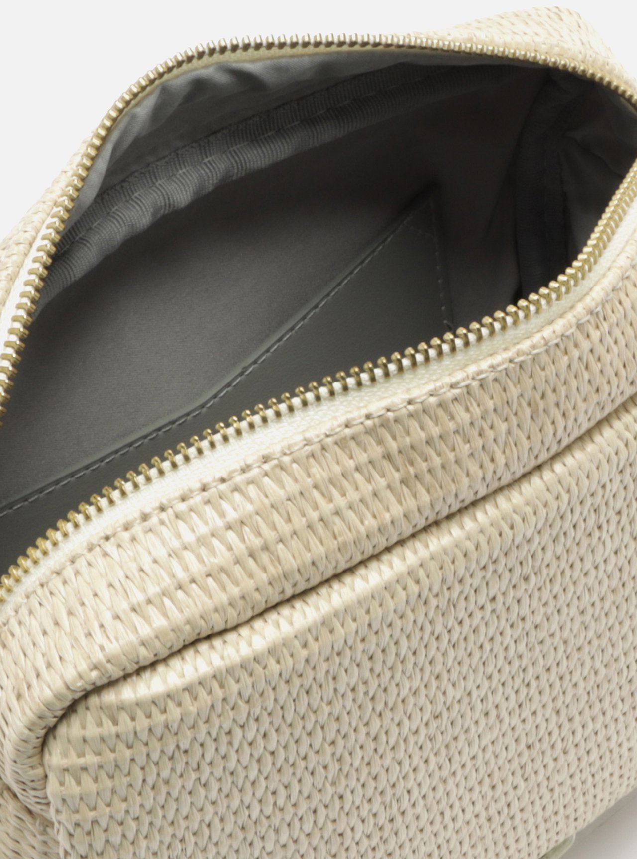 Bolsa Tiracolo Off White Palha Kika Pequena Barbicacho — foto 4