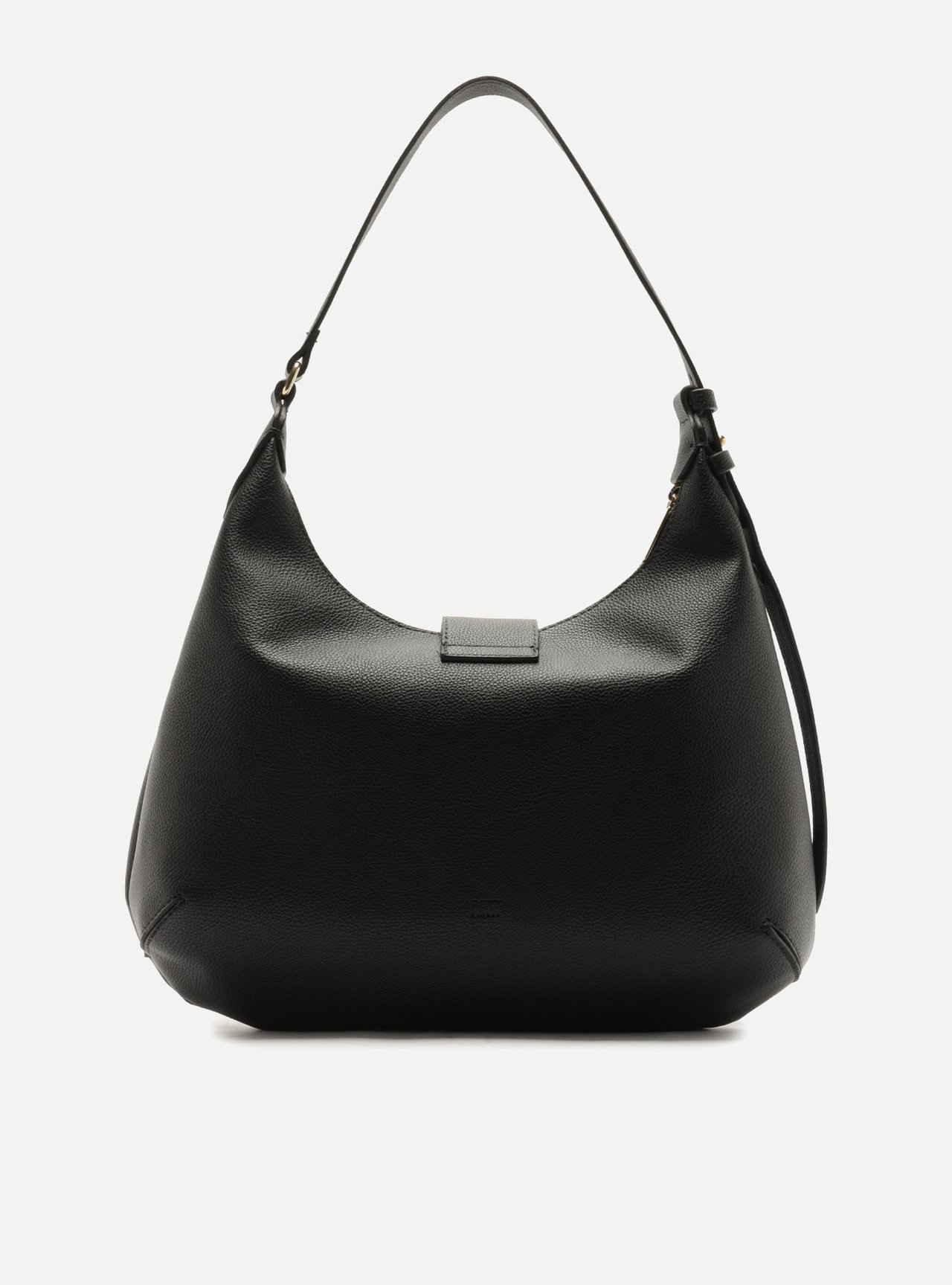 Bolsa Hobo Preta Grande Metais — foto 3
