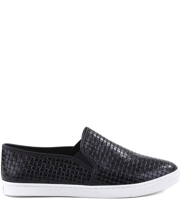 Slip-on Trama Tressê Preto