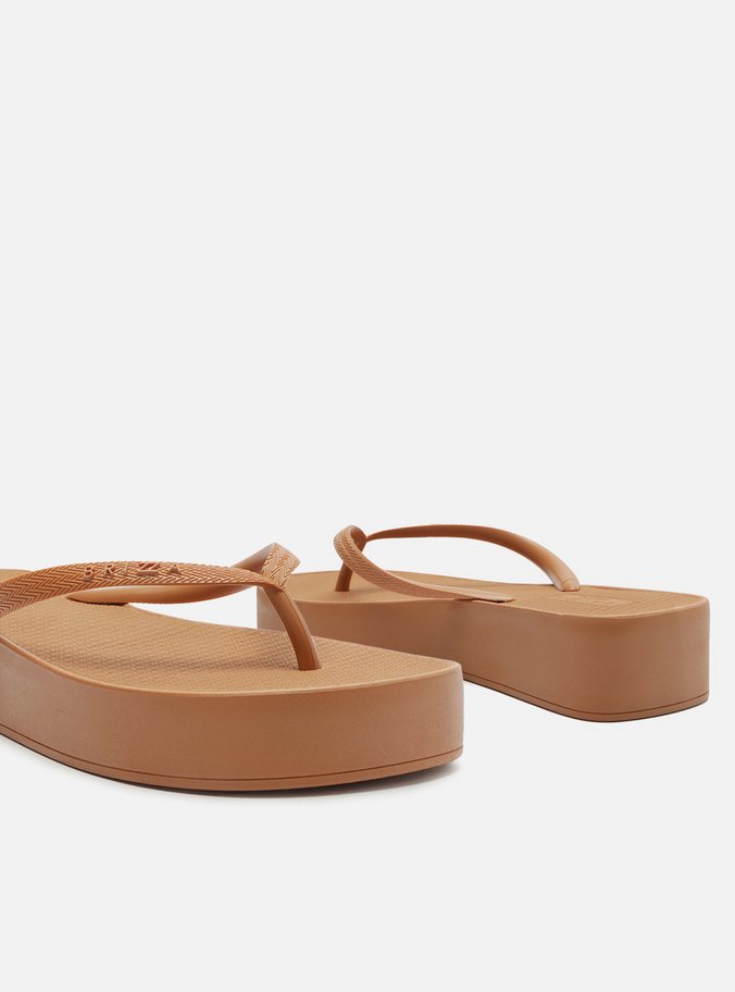 Chinelo Marrom Flatform Mykonos Basics