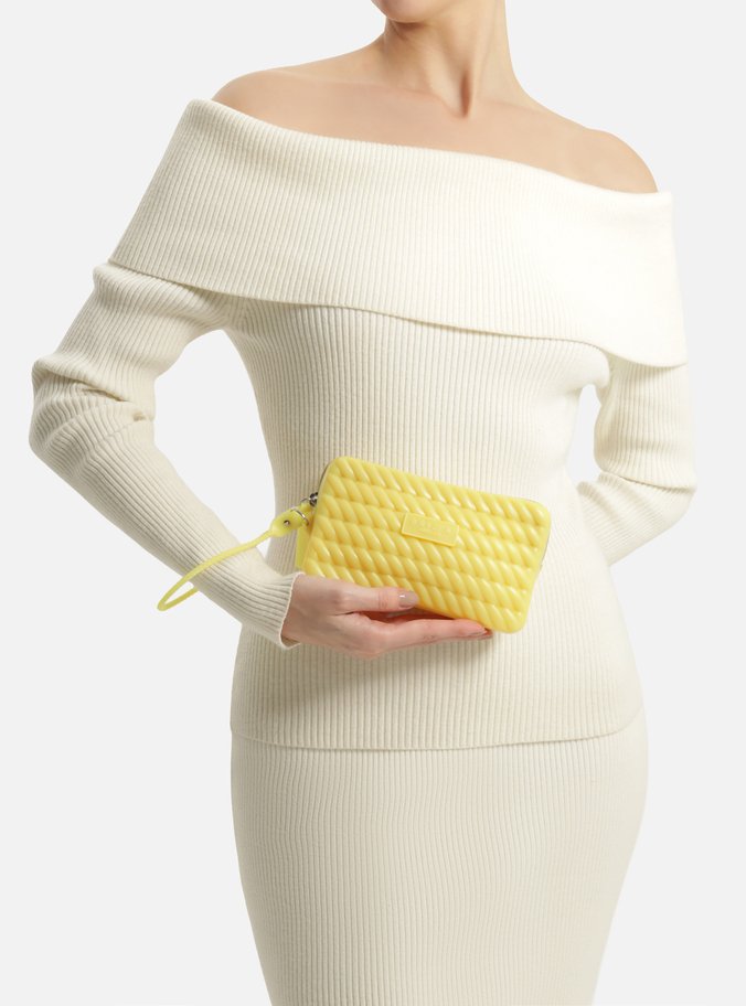 Clutch Amarela Alça Marrocos