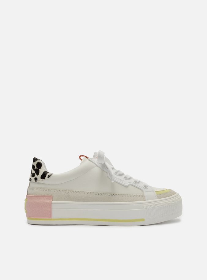 Tenis branco com animal print sales