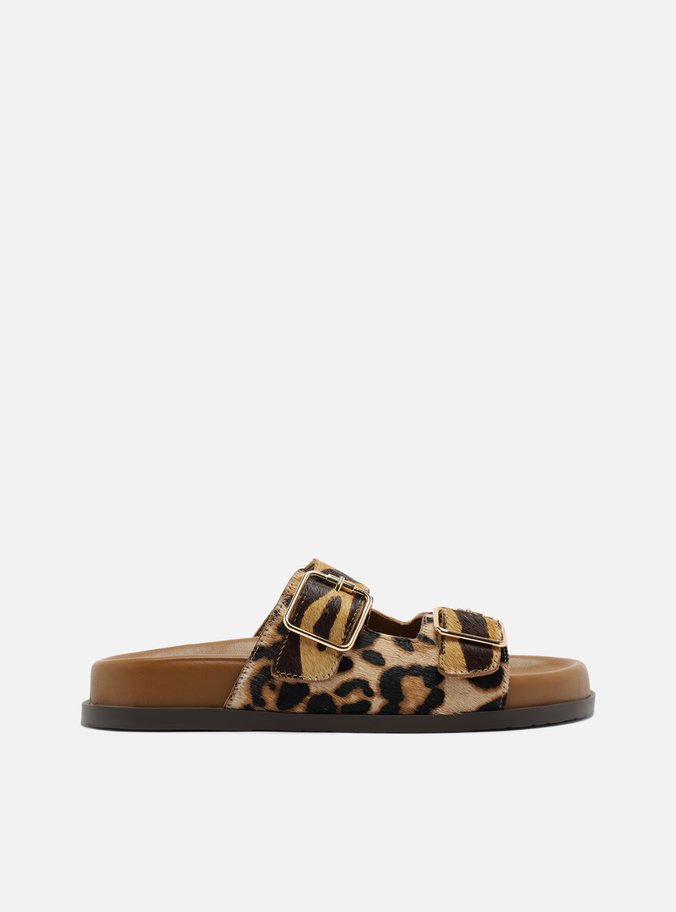 Papete Animal Print Salto Rasteiro