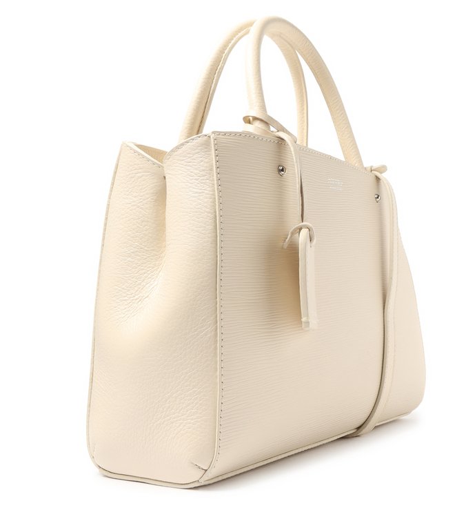Bolsa Tote Off-White Couro Bella Média