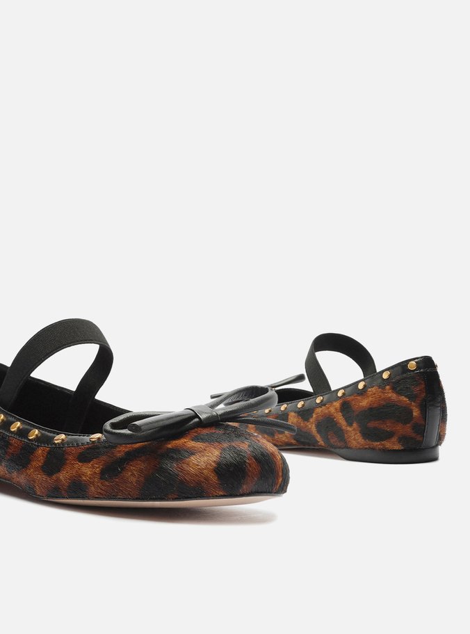 Sapatilha Boneca Animal Print Elástico