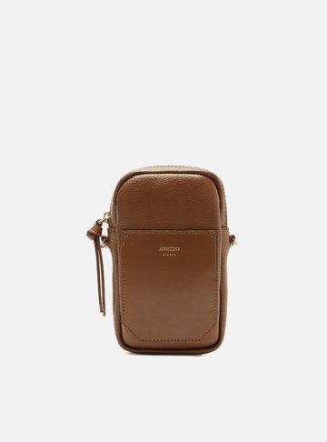 Mini Bag Marrom Porta-Celular Bolso