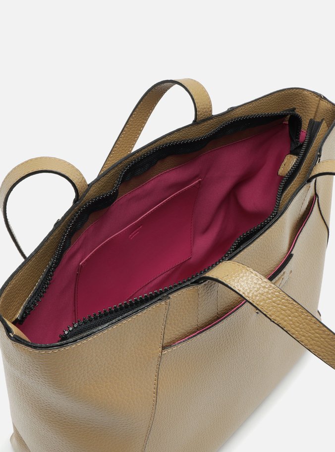 Bolsa Shopping Marrom Ligia Grande