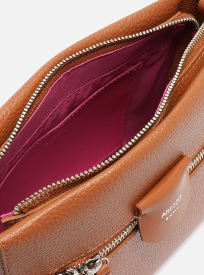Bolsa Marrom Tiracolo Média