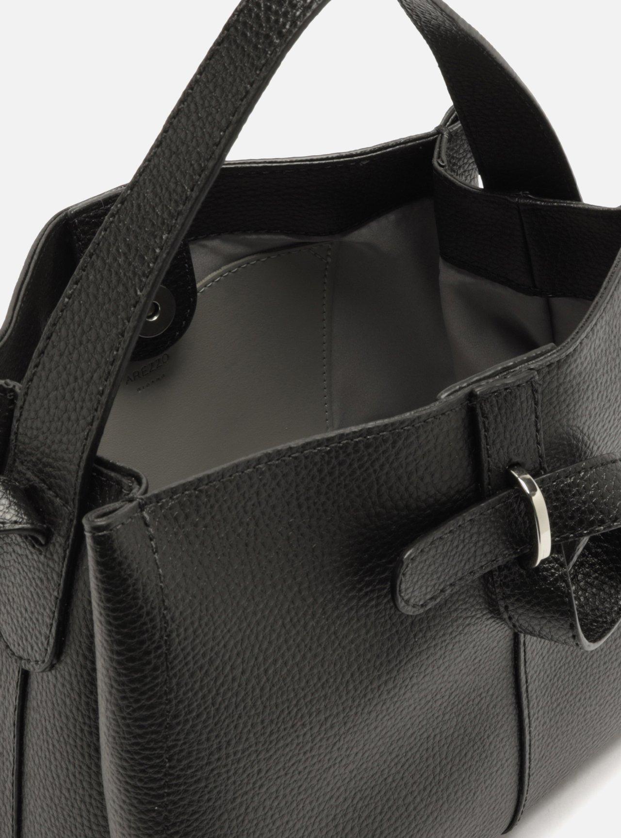 Bolsa Tote Preta Média Laço — foto 4