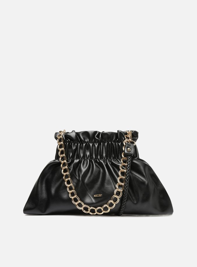 Bolsa Bucket Média Preta Alça Corrente